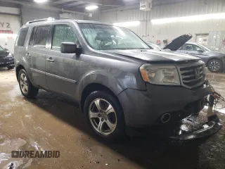 2012 Honda Pilot EX-L with VIN 5FNYF4H59CB017572, listed as a Copart auction lot 51532555 with 127,720 mi miles and Salvage Title. Bid and sale history available at DreamBid. Image 4.