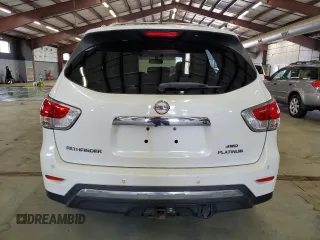 2015 Nissan Pathfinder Platinum z VIN 5N1AR2MM0FC632244, wystawiony jako Copart lot #54204885 z przebiegiem 229 886 mil mil oraz Czysty tytuł • Clean title. Historia ofert i sprzedaży dostępna na DreamBid. Obrazek 6.