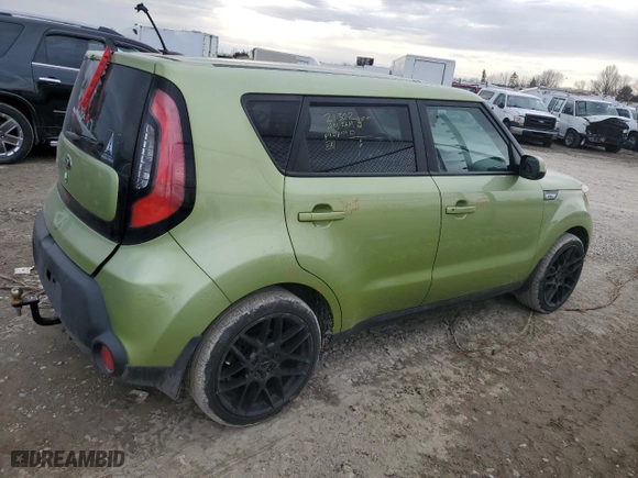 2015 Kia Soul with VIN KNDJN2A25F7813593, listed as a Copart auction lot 47221655 with 132,842 mi miles and Salvage Title. Bid and sale history available at carsss.com. Image 3.