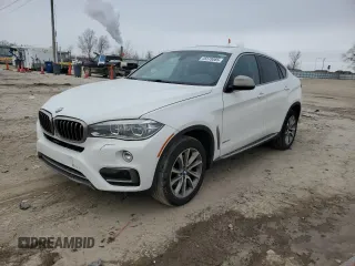 2015 BMW X6 xDrive35i with VIN 5UXKU2C54F0F95526, listed as a Copart auction lot 45578085 with 97,965 mi miles and Salvage Title. Bid and sale history available at carsss.com. Image 1.