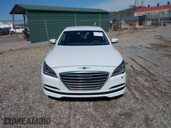 2017 Genesis G80 3.8L with VIN KMHGN4JE3HU166577, listed as a IAAI auction lot 41976937 with 117,635 mi miles. Bid and sale history available at carsss.com. Image 12.