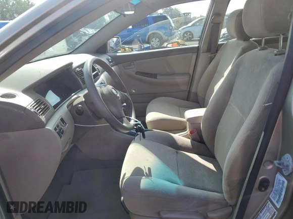 2005 Toyota Corolla CE with VIN 1NXBR32EX5Z364804, listed as a Copart auction lot 64196865 with 238,963 mi miles and Salvage title. Bid and sale history available at DreamBid. Image 7.