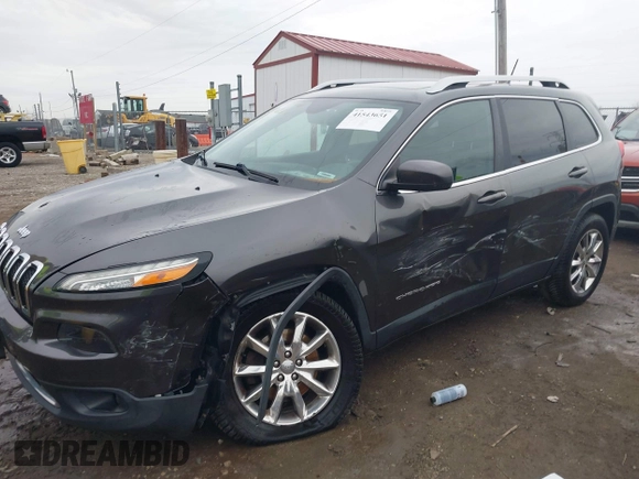 2014 Jeep Cherokee Limited with VIN 1C4PJMDS3EW137985, listed as a IAAI auction lot 41543651 with 131,312 mi miles. Bid and sale history available at carsss.com. Image 14.