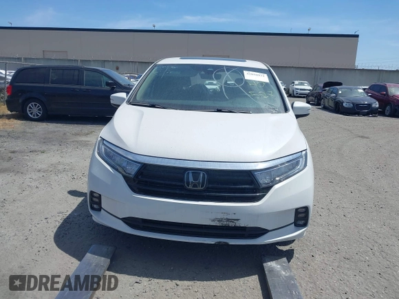 2024 Honda Odyssey EX-L z VIN 5FNRL6H67RB045588, wystawiony jako IAAI lot #41058931 z przebiegiem 4 440 mil mil oraz . Historia ofert i sprzedaży dostępna na DreamBid. Obrazek 13.