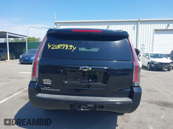 2015 Chevrolet Suburban LT with VIN 1GNSKJKC5FR275357, listed as a IAAI auction lot 42229934 with 359,009 mi miles and . Bid and sale history available at DreamBid. Image 16.