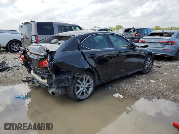 2006 Lexus IS 350 with VIN JTHBE262562002448, listed as a Copart auction lot 61063565 with 187,561 mi miles and Salvage title. Bid and sale history available at DreamBid. Image 3.