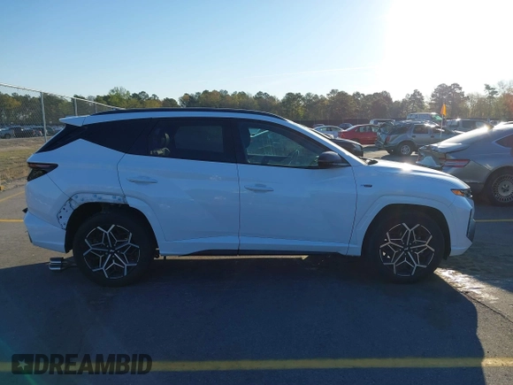 2022 Hyundai Tucson N Line with VIN KM8JF3AE6NU122193, listed as a IAAI auction lot 41880185 with 17,966 mi miles. Bid and sale history available at carsss.com. Image 13.