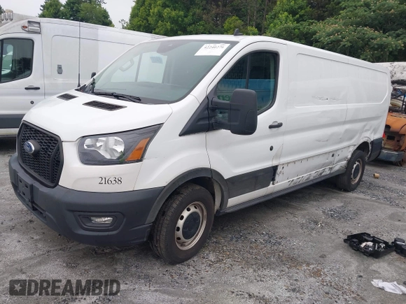 2021 Ford Transit Cargo with VIN 1FTBR1Y83MKA76305, listed as a IAAI auction lot 42240276 with 75,256 mi miles and . Bid and sale history available at DreamBid. Image 17.