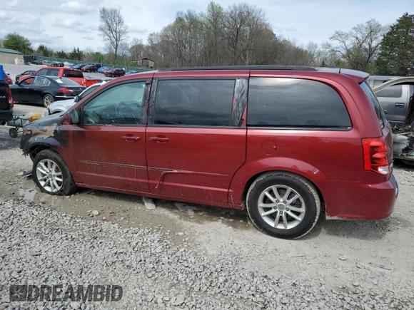 2016 Dodge Grand Caravan SXT with VIN 2C4RDGCG0GR216816, listed as a Copart auction lot 51463045 with 107,831 mi miles and Salvage Title. Bid and sale history available at carsss.com. Image 2.