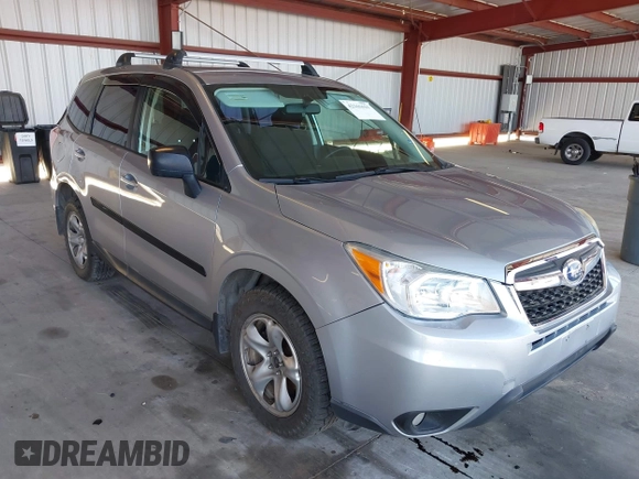 2015 Subaru Forester 2.5i with VIN JF2SJAAC2FG485649, listed as a IAAI auction lot 42161621 with 153,077 mi miles. Bid and sale history available at carsss.com. Image 1.