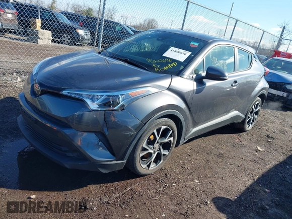 2019 Toyota C-HR XLE with VIN JTNKHMBX4K1048614, listed as a IAAI auction lot 41800696 with 78,191 mi miles. Bid and sale history available at carsss.com. Image 18.