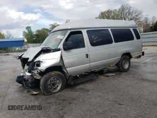 2012 Ford Econoline Passenger XL z VIN 1FBSS3BLXCDA45041, wystawiony jako Copart lot #54742825 z przebiegiem Nie podano mil oraz Szkoda całkowita • Salvage title. Historia ofert i sprzedaży dostępna na DreamBid. Obrazek 1.