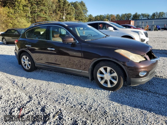 2010 Infiniti EX Journey with VIN JN1AJ0HP7AM701988, listed as a Copart auction lot 81646054 with 145,198 mi miles and Salvage Title. Bid and sale history available at DreamBid. Image 4.