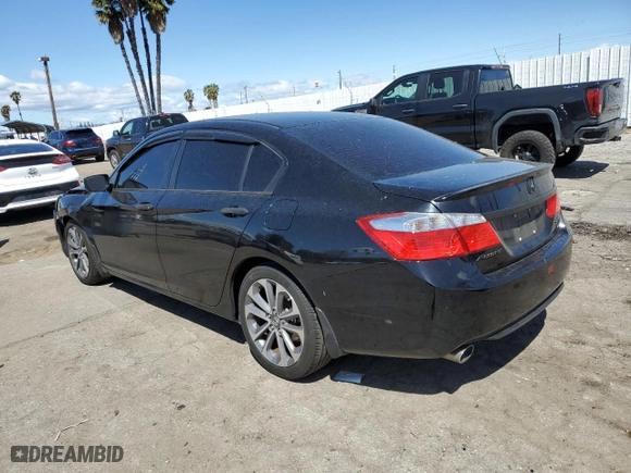 2015 Honda Accord Sedan Sport with VIN 1HGCR2F51FA275012, listed as a Copart auction lot 50627055 with 82,755 mi miles and Salvage Title. Bid and sale history available at carsss.com. Image 2.