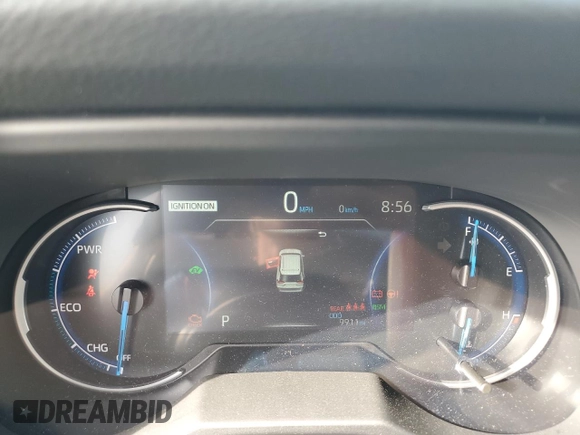 2024 Toyota RAV4 Hybrid XLE Premium with VIN 4T3B6RFV1RU174487, listed as a Copart auction lot 57208645 with 9,911 mi miles and Salvage title. Bid and sale history available at DreamBid. Image 9.