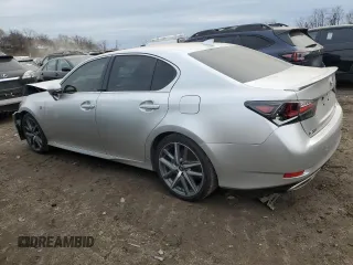 2017 Lexus GS with VIN JTHBA1BL8HA003798, listed as a Copart auction lot 43376205 with 66,541 mi miles and Salvage Title. Bid and sale history available at carsss.com. Image 2.