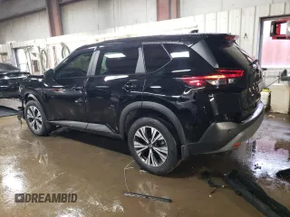 2022 Nissan Rogue SV with VIN 5N1BT3BB8NC717277, listed as a Copart auction lot 46154015 with 28,356 mi miles and Salvage Title. Bid and sale history available at carsss.com. Image 2.