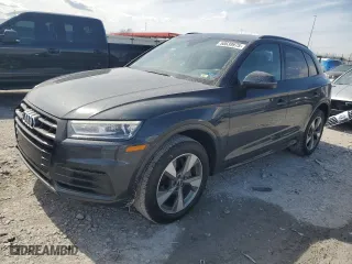 2020 Audi Q5 Premium with VIN WA1ANAFY6L2112006, listed as a Copart auction lot 50639975 with 40,909 mi miles and Salvage Title. Bid and sale history available at carsss.com. Image 1.