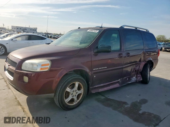 2006 Chevrolet Uplander Cargo z VIN 1GBDV13186D223082, wystawiony jako Copart lot #49682435 z przebiegiem 123 049 mil mil oraz Szkoda całkowita • Salvage title. Historia ofert i sprzedaży dostępna na DreamBid. Obrazek 1.