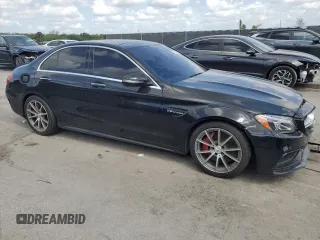 2016 Mercedes-Benz C 63 AMG with VIN 55SWF8GB0GU115383, listed as a Copart auction lot 52738005 with 101,439 mi miles and Clean title. Bid and sale history available at DreamBid. Image 4.