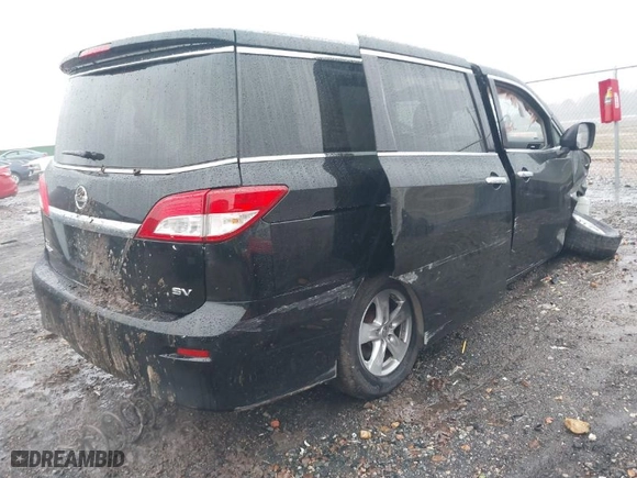 2015 Nissan Quest SV with VIN JN8AE2KP8F9132170, listed as a IAAI auction lot 41570736 with 117,319 mi miles. Bid and sale history available at carsss.com. Image 4.