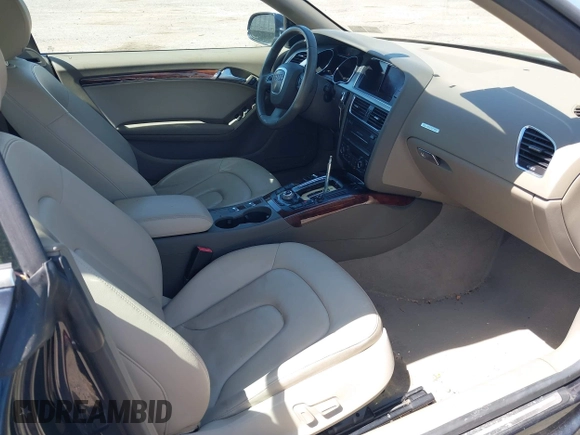 2012 Audi A5 Premium Plus with VIN WAULFAFH2CN005199, listed as a IAAI auction lot 42163081 with 66,146 mi miles and . Bid and sale history available at DreamBid. Image 5.