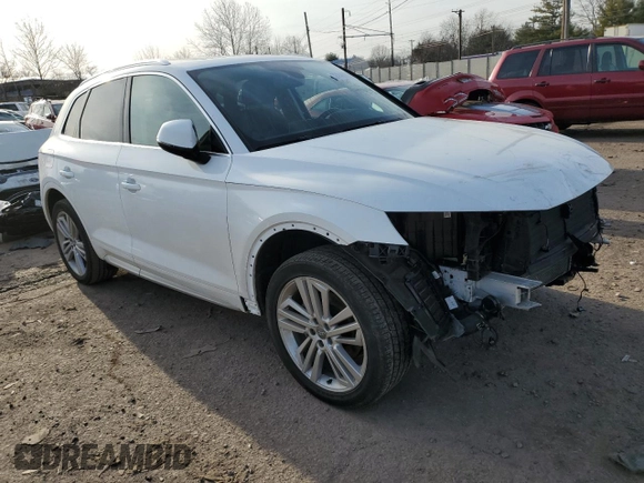 2018 Audi Q5 Prestige with VIN WA1CNAFY8J2245842, listed as a Copart auction lot 39746093 with 53,780 mi miles and . Bid and sale history available at DreamBid. Image 4.