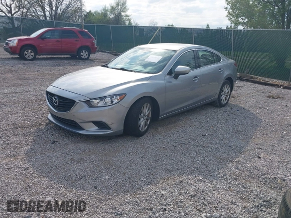 2015 Mazda Mazda6 i Sport with VIN JM1GJ1U62F1173991, listed as a IAAI auction lot 42019177 with 96,524 mi miles. Bid and sale history available at carsss.com. Image 2.