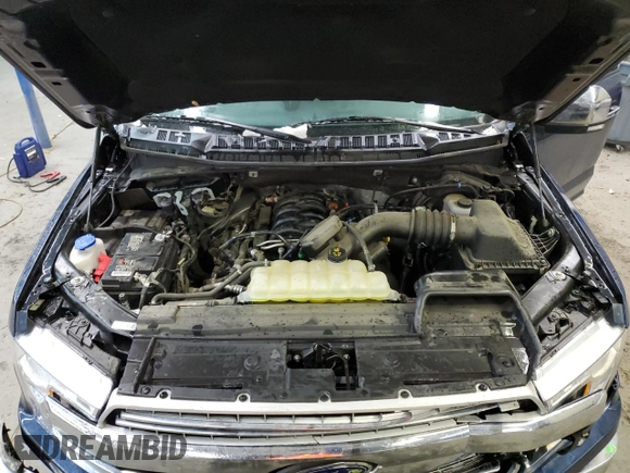 2020 Ford F-150 XL with VIN 1FTFX1E5XLKE65264, listed as a Copart auction lot 45580185 with 9,889 mi miles and Salvage Title. Bid and sale history available at carsss.com. Image 11.