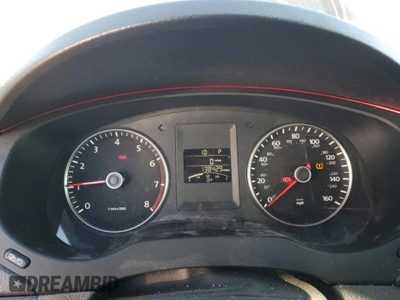 2013 Volkswagen Jetta SE with VIN 3VWDX7AJ6DM422416, listed as a Copart auction lot 87160204 with 138,429 mi miles and Salvage title. Bid and sale history available at DreamBid. Image 9.