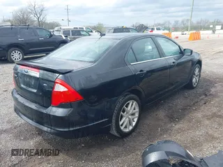 2012 Ford Fusion SEL with VIN 3FAHP0JA9CR444610, listed as a IAAI auction lot 41939990 with 140,029 mi miles. Bid and sale history available at carsss.com. Image 4.