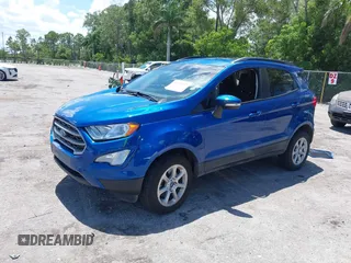 2021 Ford EcoSport SE with VIN MAJ6S3GL5MC451215, listed as a IAAI auction lot 42531927 with 50,985 mi miles and . Bid and sale history available at DreamBid. Image 17.