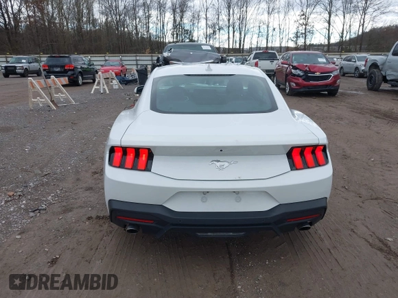 2024 Ford Mustang EcoBoost with VIN 1FA6P8TH6R5106965, listed as a IAAI auction lot 41572551 with 25,474 mi miles. Bid and sale history available at carsss.com. Image 16.