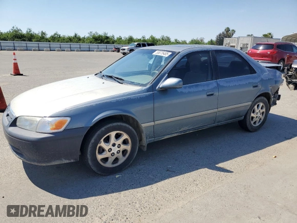 2000 Toyota Camry CE with VIN JT2BG22K9Y0521639, listed as a Copart auction lot 55075485 with 248,460 mi miles and Salvage Title. Bid and sale history available at carsss.com. Image 1.