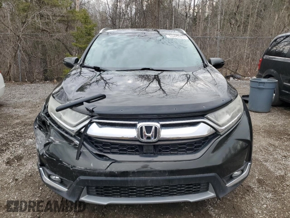 2017 Honda CR-V Touring with VIN 2HKRW2H9XHH113831, listed as a Copart auction lot 53442615 with 150,460 mi miles and Salvage Title. Bid and sale history available at DreamBid. Image 5.