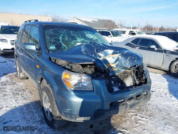 2008 Honda Pilot EX-L with VIN 5FNYF18528B024854, listed as a IAAI auction lot 41388454 with 116,955 mi miles. Bid and sale history available at carsss.com. Image 6.