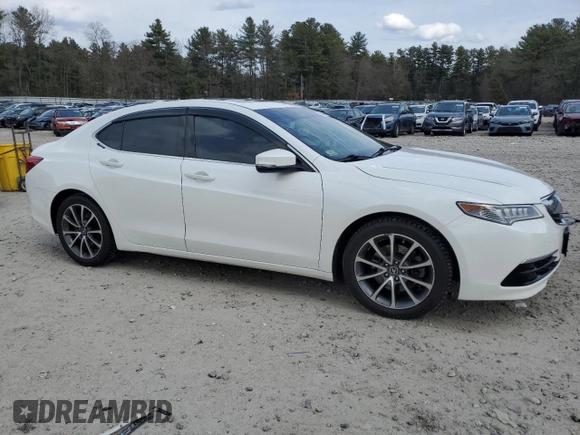 2017 Acura TLX V6 with VIN 19UUB2F36HA005932, listed as a Copart auction lot 50687615 with 91,898 mi miles and Salvage Title. Bid and sale history available at carsss.com. Image 4.