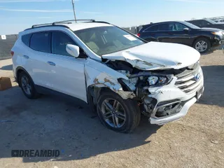 2017 Hyundai Santa Fe Sport 2.4L with VIN 5NMZU3LB2HH044393, listed as a IAAI auction lot 41599495 with 67,256 mi miles. Bid and sale history available at carsss.com. Image 1.