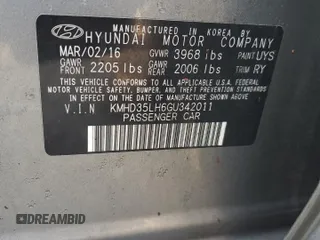 2016 Hyundai Elantra GT with VIN KMHD35LH6GU342011, listed as a Copart auction lot 73826344 with 98,229 mi miles and Salvage Title. Bid and sale history available at carsss.com. Image 14.