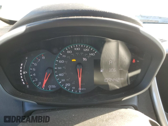 2017 Chevrolet Sonic LT with VIN 1G1JD6SH8H4145766, listed as a Copart auction lot 87024534 with 109,442 mi miles and Salvage Title. Bid and sale history available at carsss.com. Image 9.