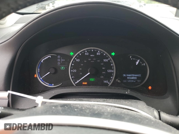 2011 Lexus CT 200h with VIN JTHKD5BH0B2026049, listed as a Copart auction lot 58810165 with 149,339 mi miles and Salvage title. Bid and sale history available at DreamBid. Image 9.