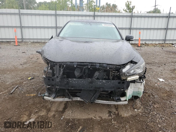 2018 Infiniti Q50 Luxe with VIN JN1EV7AR6JM441982, listed as a Copart auction lot 59939945 with 97,702 mi miles and Salvage title. Bid and sale history available at DreamBid. Image 5.