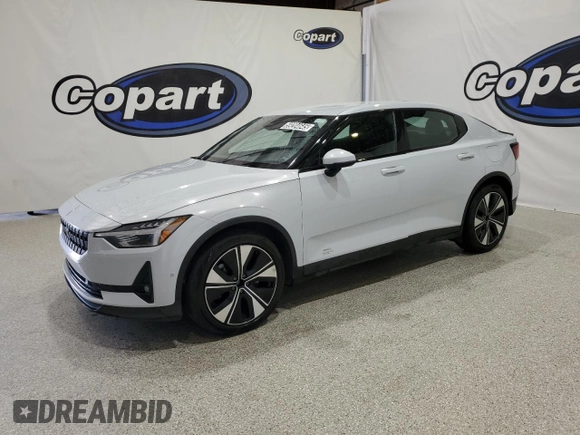 2023 Polestar 2 z VIN YSMED3KA6PL145896, wystawiony jako Copart lot #59204645 z przebiegiem 109 746 mil mil oraz Czysty tytuł • Clean title. Historia ofert i sprzedaży dostępna na DreamBid. Obrazek 1.