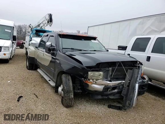 2001 Ford F-350 XL with VIN 1FTWW32F21EA24316, listed as a Copart auction lot 43617375 with 485,052 mi miles and Salvage title. Bid and sale history available at DreamBid. Image 11.