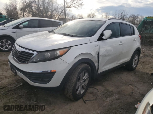 2012 Kia Sportage LX with VIN KNDPBCA23C7291809, listed as a Copart auction lot 46865525 with 145,634 mi miles and Salvage Title. Bid and sale history available at DreamBid. Image 1.