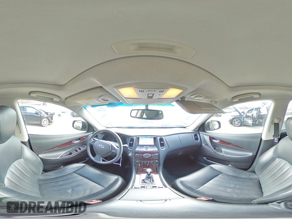 2017 Infiniti QX50 with VIN JN1BJ0RR2HM409325, listed as a Copart auction lot 53373705 with 91,013 mi miles and Salvage title. Bid and sale history available at DreamBid. Image 14.