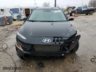 2023 Hyundai Kona SEL with VIN KM8K6CAB9PU938554, listed as a Copart auction lot 42632815 with 52,098 mi miles and Salvage Title. Bid and sale history available at carsss.com. Image 5.