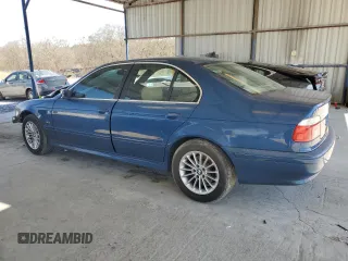 2001 BMW 5 Series 525iA with VIN WBADT43431GX20624, listed as a Copart auction lot 48222935 with 0 mi miles and Salvage Title. Bid and sale history available at carsss.com. Image 2.