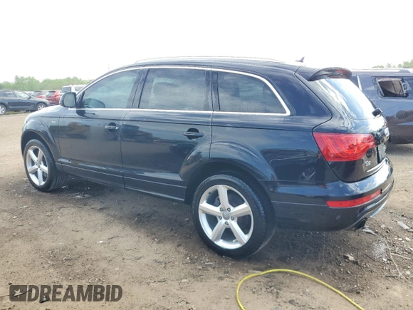 2013 Audi Q7 S line Prestige с VIN WA1DGAFE1DD012561, выставлен на аукционе Copart как лот 57043265 с пробегом 130 343 миль миль и Списание • Salvage title. История ставок и продаж доступна на DreamBid. Изображение 2.