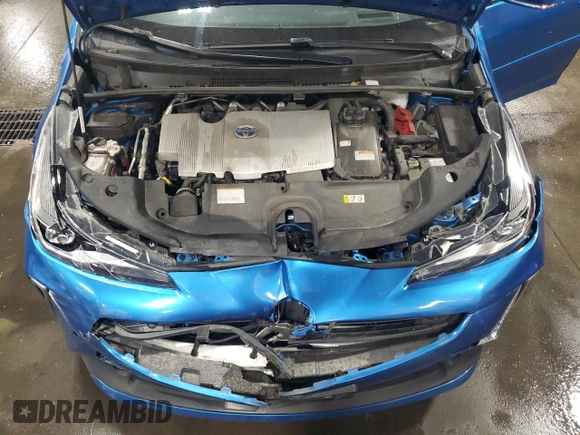 2022 Toyota Prius LE with VIN JTDL9MFU6N3040464, listed as a Copart auction lot 53653025 with 65,004 mi miles and Salvage title. Bid and sale history available at DreamBid. Image 12.